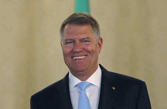 Klaus Iohannis (Fotó: Beta/AP)