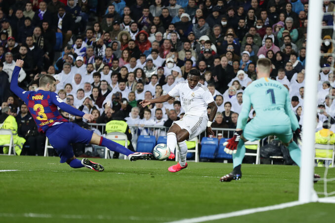 Vinícius gólja (Fotó: Beta/AP) Vinícius gólja (Fotó: Beta/AP)