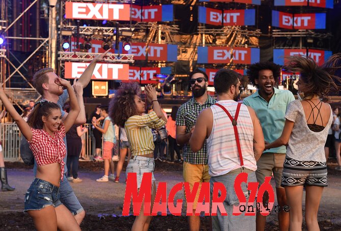 Huszadik születésnapját ünnepli az idén az EXIT fesztivál, óriási érdeklődés övezi a zenei rendezvényt, nagyobb, mint a korábbi években (Ótos András felvétele)