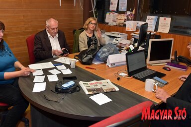 Gyarmat Andrea, Dukai István, Cveić Dianna és Pálfi József (Ótos András felvétele)