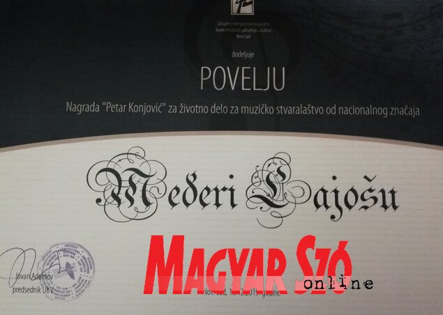 Az életműdíj Az életműdíj