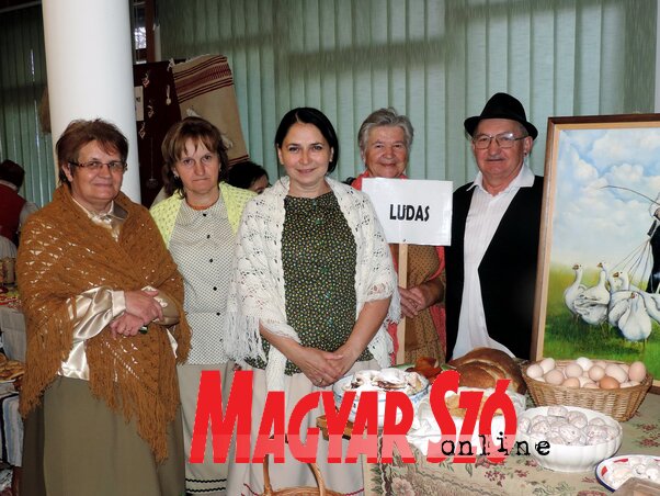 A ludasi csapat képviselői A ludasi csapat képviselői