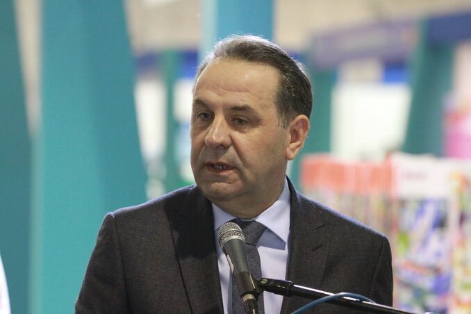 Beograd, 05.03.2020. -Ministar trgovine Rasim Ljajic (na fotografiji) otvorio je Sajam tekstila "Balkan Textile Fair", danas na Beogradskom sajmu. Otvaranju je prisustvovao i ambasador Turske u Srbiji Tandzu Bilgic.  (BETAPHOTO/MILOS MISKOV/MO)