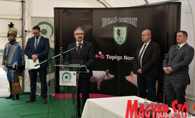 Új sertésfarm nyílt Doroszló mellett (Ótos András felvétele)