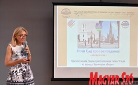 Újvidék fejlődésének bemutatása képeslapokon keresztül (Ótos András felvétele)
