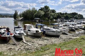 Újvidéken is kikötött a Vajdaság vízi útvonalait népszerűsítő regatta  (Ótos András felvétele)