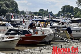 Újvidéken is kikötött a Vajdaság vízi útvonalait népszerűsítő regatta  (Ótos András felvétele)