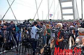 Átadták az új Žeželj-hidat (Dávid Csilla felvétele)