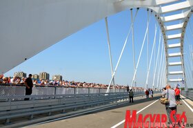 Átadták az új Žeželj-hidat (Dávid Csilla felvétele)