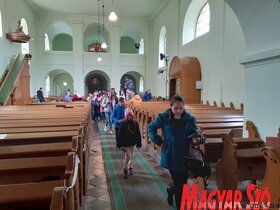 Ünnepi istentisztelet a pacséri református templomban (Kazinczy Paszterkó Diana)