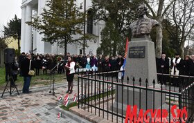 A Kossuth-szobor leleplezése Magyarittabén