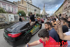 A One Life Rally sportautó kiállítása Újvidéken (Ótos András felvétele)