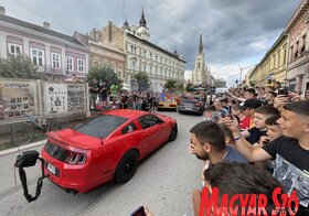 A One Life Rally sportautó kiállítása Újvidéken (Ótos András felvétele)