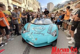 A One Life Rally sportautó kiállítása Újvidéken (Ótos András felvétele)