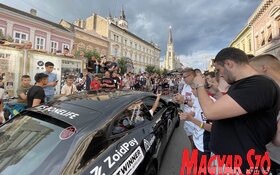 A One Life Rally sportautó kiállítása Újvidéken (Ótos András felvétele)