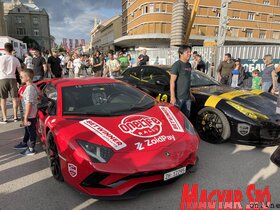 A One Life Rally sportautó kiállítása Újvidéken (Ótos András felvétele)