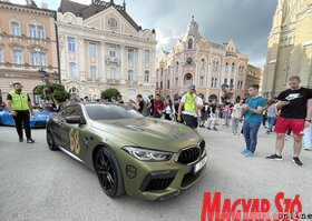 A One Life Rally sportautó kiállítása Újvidéken (Ótos András felvétele)