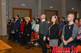 A Palics Magyar Művelődési Egyesület megemlékező ünnepsége az 1848/49-es forradalom és szabadságharc évfordulója alkalmából (Molnár Edvárd felvétele)