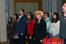 A Palics Magyar Művelődési Egyesület megemlékező ünnepsége az 1848/49-es forradalom és szabadságharc évfordulója alkalmából (Molnár Edvárd felvétele)