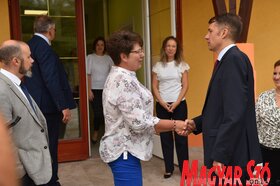 A művelődési ház és a Vackor óvoda kihelyezett tagozatának megnyitója Noszán (Molnár Edvárd felvétele)