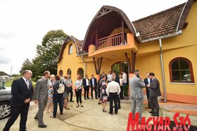 A művelődési ház és a Vackor óvoda kihelyezett tagozatának megnyitója Noszán (Molnár Edvárd felvétele)