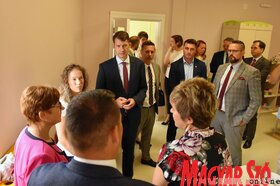 A művelődési ház és a Vackor óvoda kihelyezett tagozatának megnyitója Noszán (Molnár Edvárd felvétele)