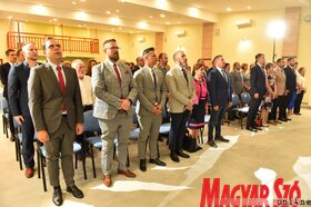 A művelődési ház és a Vackor óvoda kihelyezett tagozatának megnyitója Noszán (Molnár Edvárd felvétele)