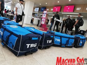 Az esti mérkőzésre készül a TSC Brágában (Tóth Péter felvétele)