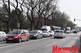 Több személygépjármű és egy teherautó ütközött Szabadkán (Molnár Edvárd felvétele)