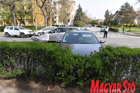 Több személygépjármű és egy teherautó ütközött Szabadkán (Molnár Edvárd felvétele)