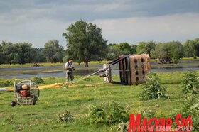 Bemutatták a turistákat szállító hőlégballonokat Krčedin szigetén