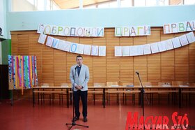 Fogadták az elsősöket Szenttamáson (Paraczky László felvétele)