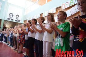Fogadták az elsősöket Szenttamáson (Paraczky László felvétele)