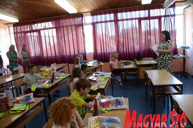 Fogadták az elsősöket Szenttamáson (Paraczky László felvétele)