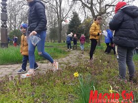 Húsvéti kavalkád Bácskossuthfalván (Kazinczy Paszterkó Diana felvétele)