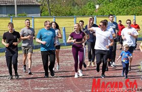 Jótékonysági futás Anitáért Zentán (Gergely Árpád felvétele)