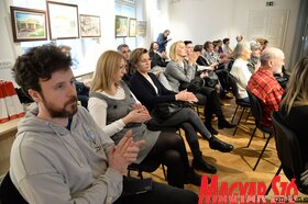 Könyvtárak a művészek szemével vándorkiállítás megnyitója (Dávid Csilla felvétele)