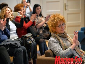 Könyvtárak a művészek szemével vándorkiállítás megnyitója (Dávid Csilla felvétele)
