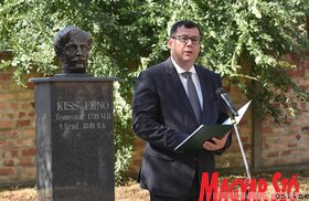 Kiss Ernő honvédtábornokra és a szabadságharc hőseire emlékeztek (Ótos András felvétele)