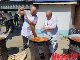 Májusfa állítás és majális Kishegyesen és Bácsfeketehegyen (Lakatos János felvétele)