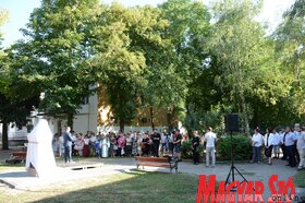 Petőfi-mellszobrot kapott Kúla (Paraczky László felvétele)