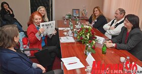 Rendezvények Antalfalván az anyanyelv nemzetközi napja alkalmából (Fotó: Ótos András felvétele)