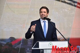 Születésnapot ünnepeltek és fejlesztést adtak át a Gebi Kft.-ben  (Molnár Edvárd felvétele)