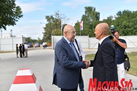 Születésnapot ünnepeltek és fejlesztést adtak át a Gebi Kft.-ben  (Molnár Edvárd felvétele)
