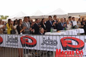Születésnapot ünnepeltek és fejlesztést adtak át a Gebi Kft.-ben  (Molnár Edvárd felvétele)