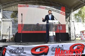 Születésnapot ünnepeltek és fejlesztést adtak át a Gebi Kft.-ben  (Molnár Edvárd felvétele)
