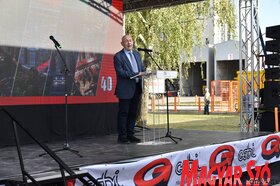 Születésnapot ünnepeltek és fejlesztést adtak át a Gebi Kft.-ben  (Molnár Edvárd felvétele)