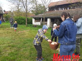 Szent György-napi foglalkozáson járt a topolyai Gorica óvoda Alma csoportja