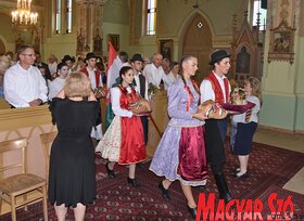 Szent István-napi ünnepség Tiszaszentmiklóson (Gergely József felvétele)