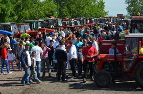 Több ezer néző érkezett a  fesztiválra, ahol a traktor show mellet zenés műsor, lovaglás, vidámpark és vásár is volt